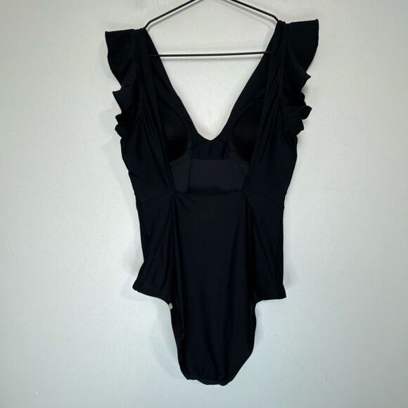 Summersalt Black The Ruffle Backflip One Piece 8 Long Torso - Picture 4 of 7